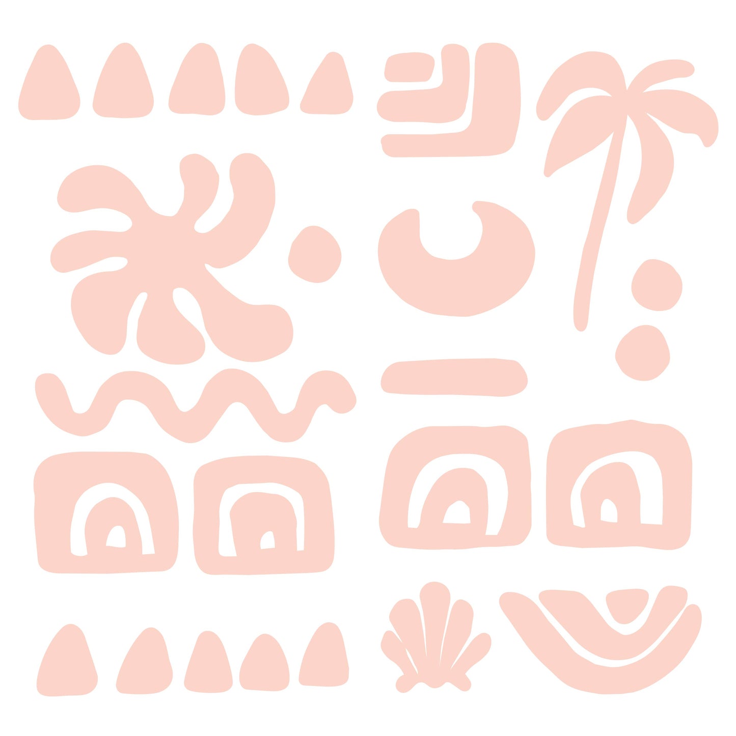 Bohemian Decals in Pink