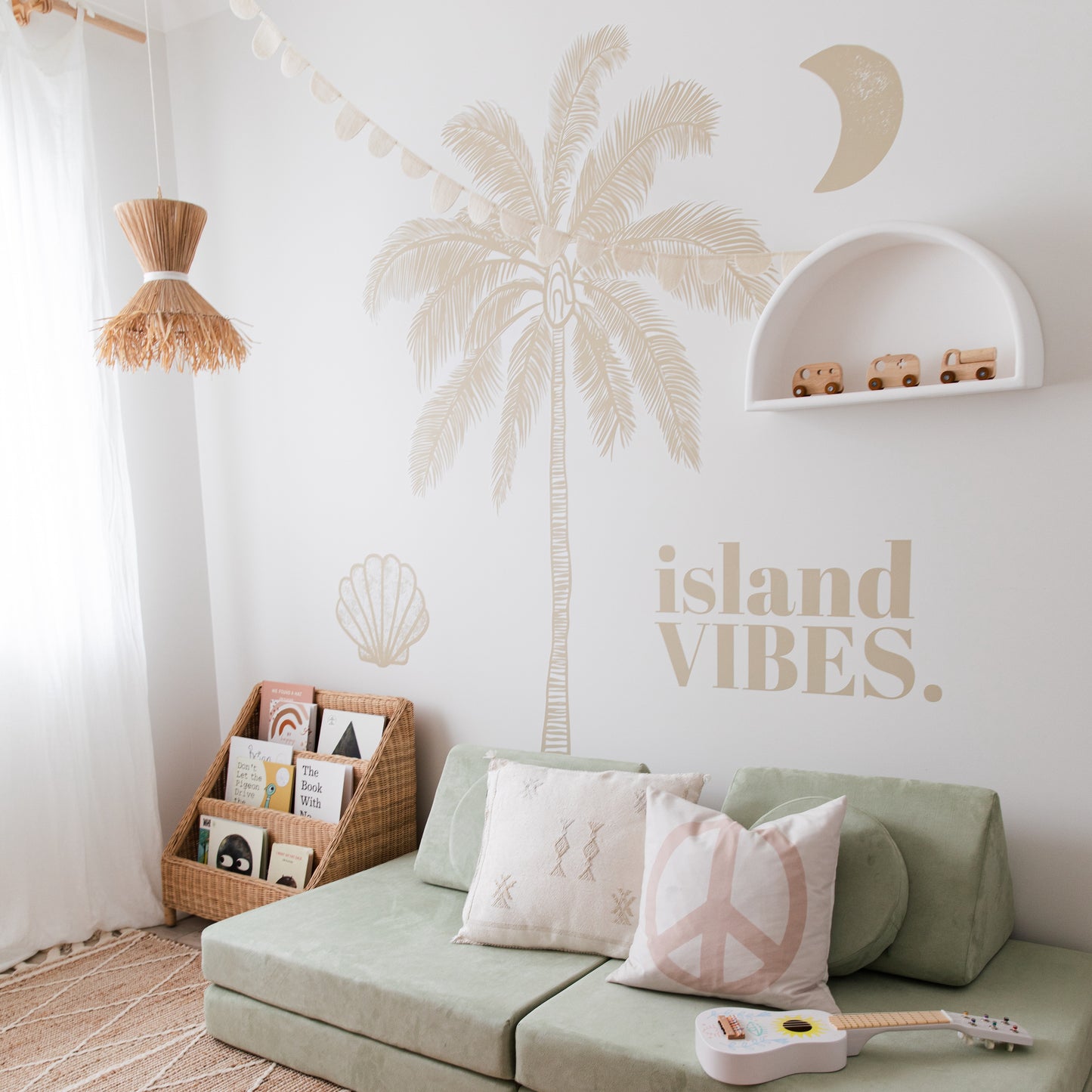 Island Vibes Palm Tree Decal Set