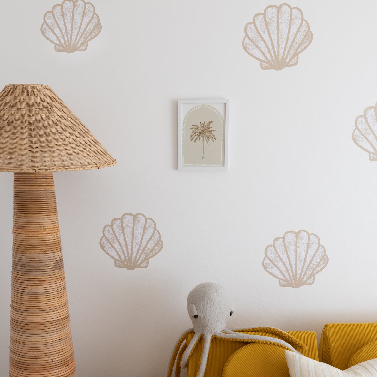 Seashell Decals Sand