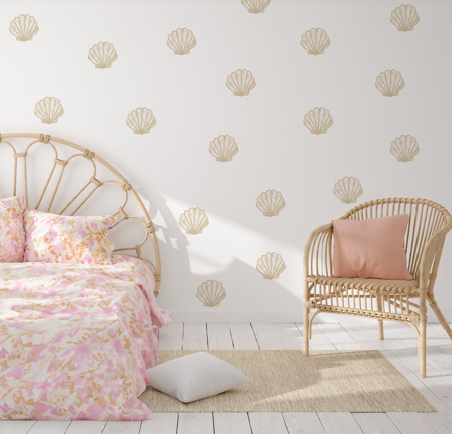 Seashell Decals Sand