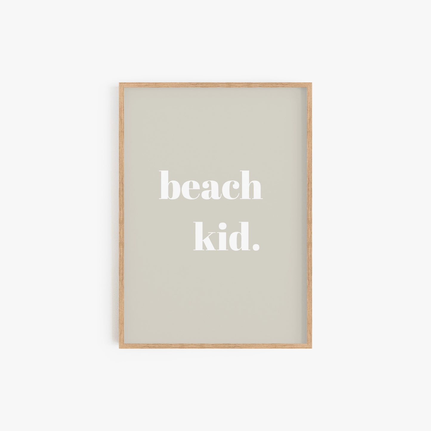 Beach Kid Tan Print