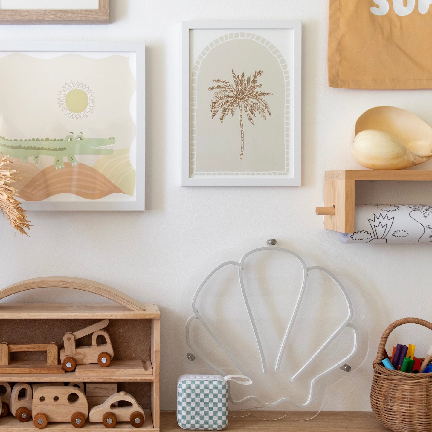 Bronze Palms Print
