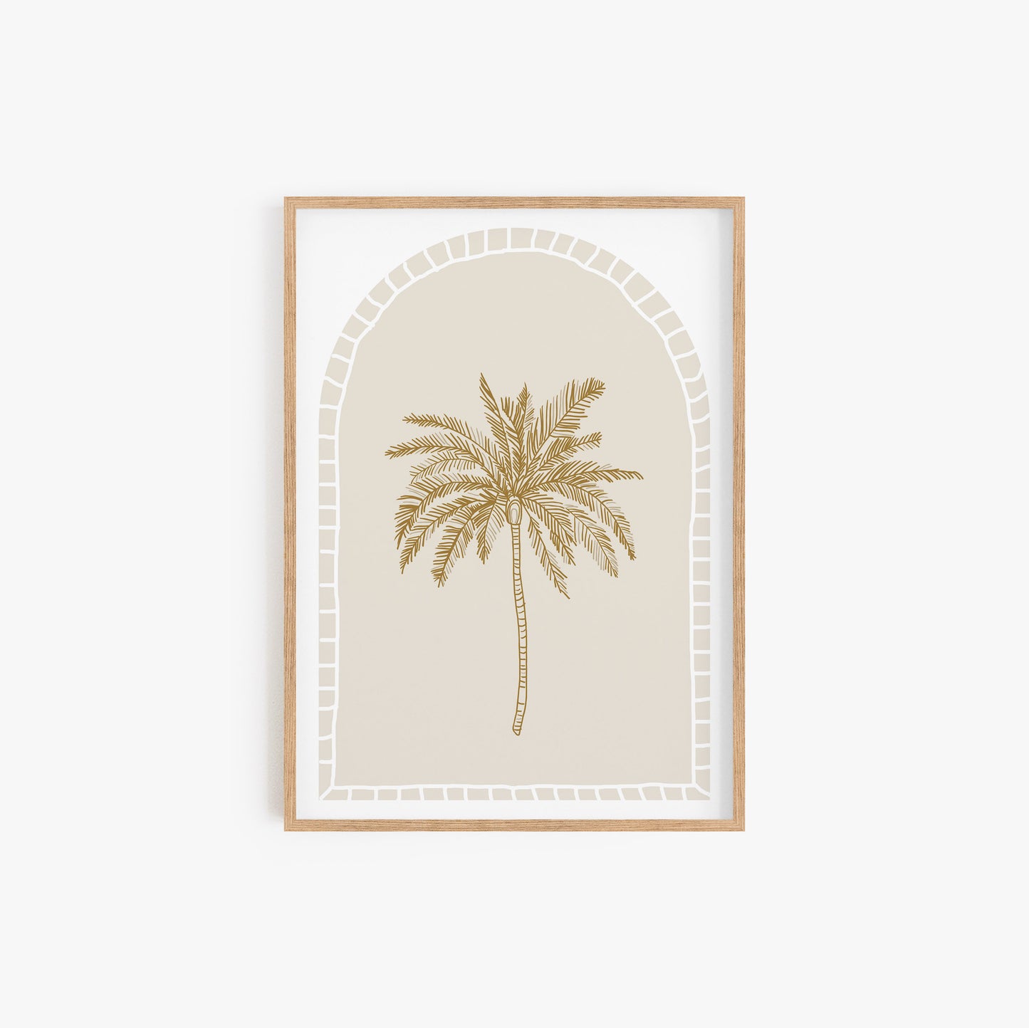 Bronze Palms Print