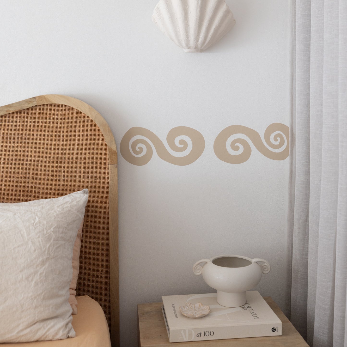 Casa Curves I Decals in Sand