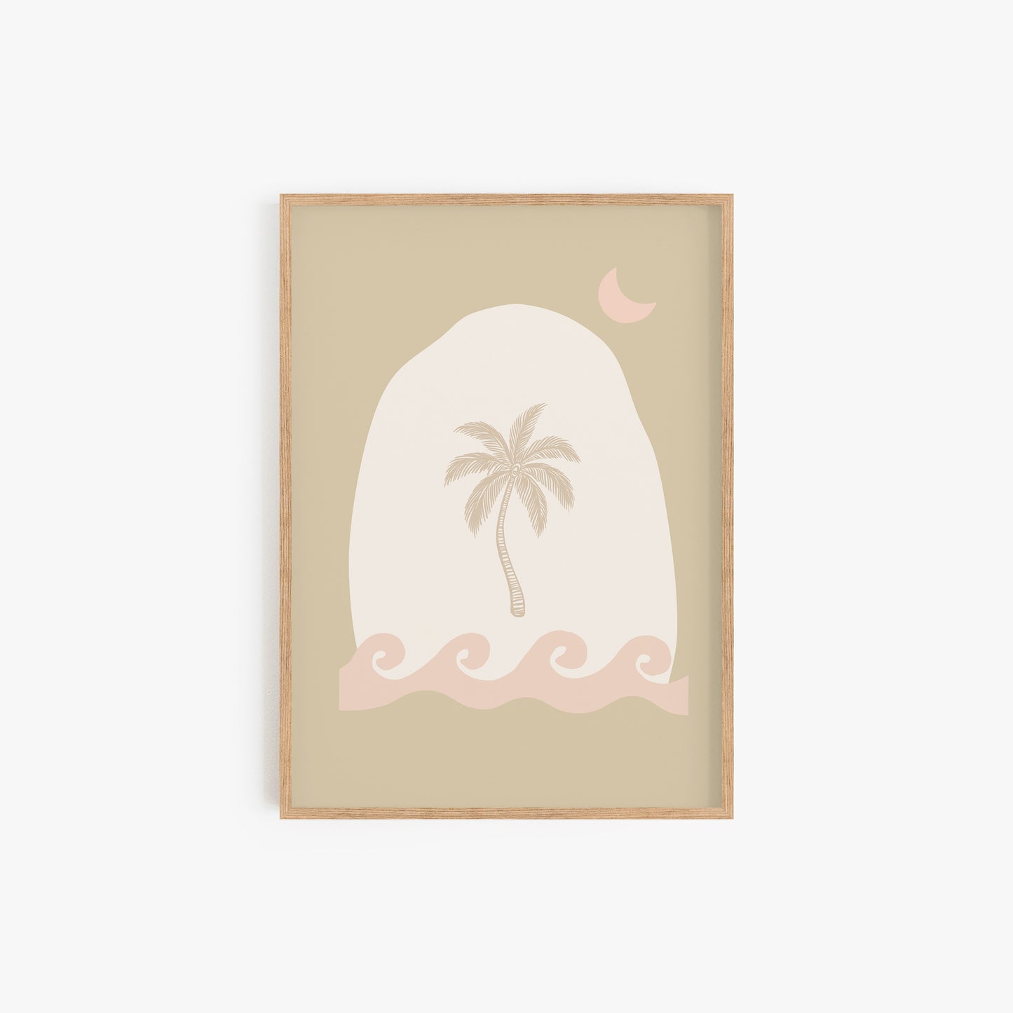 Dreams by the Sea Pink Print