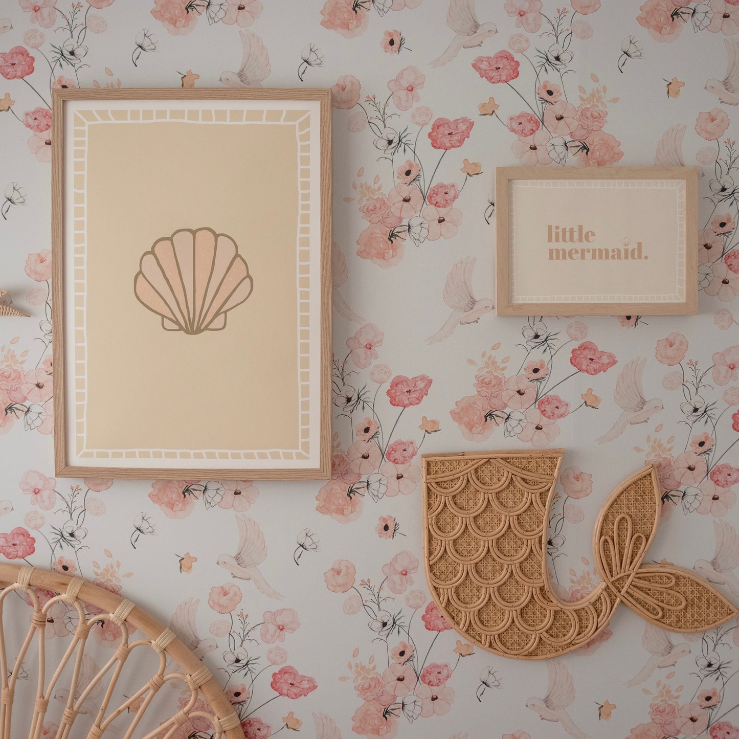 Nude Shell Print