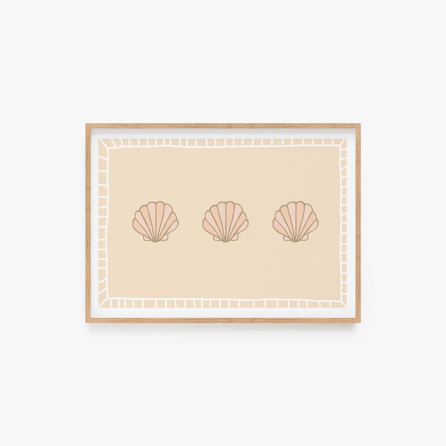 Nude Shells Trio Print