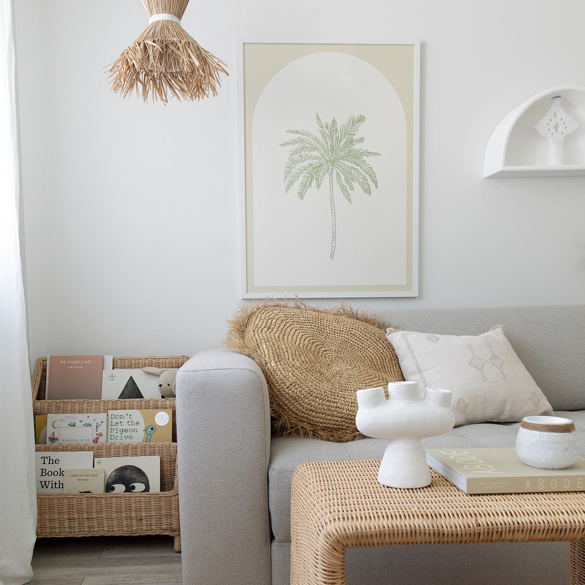 Paradise Palm Sage Print