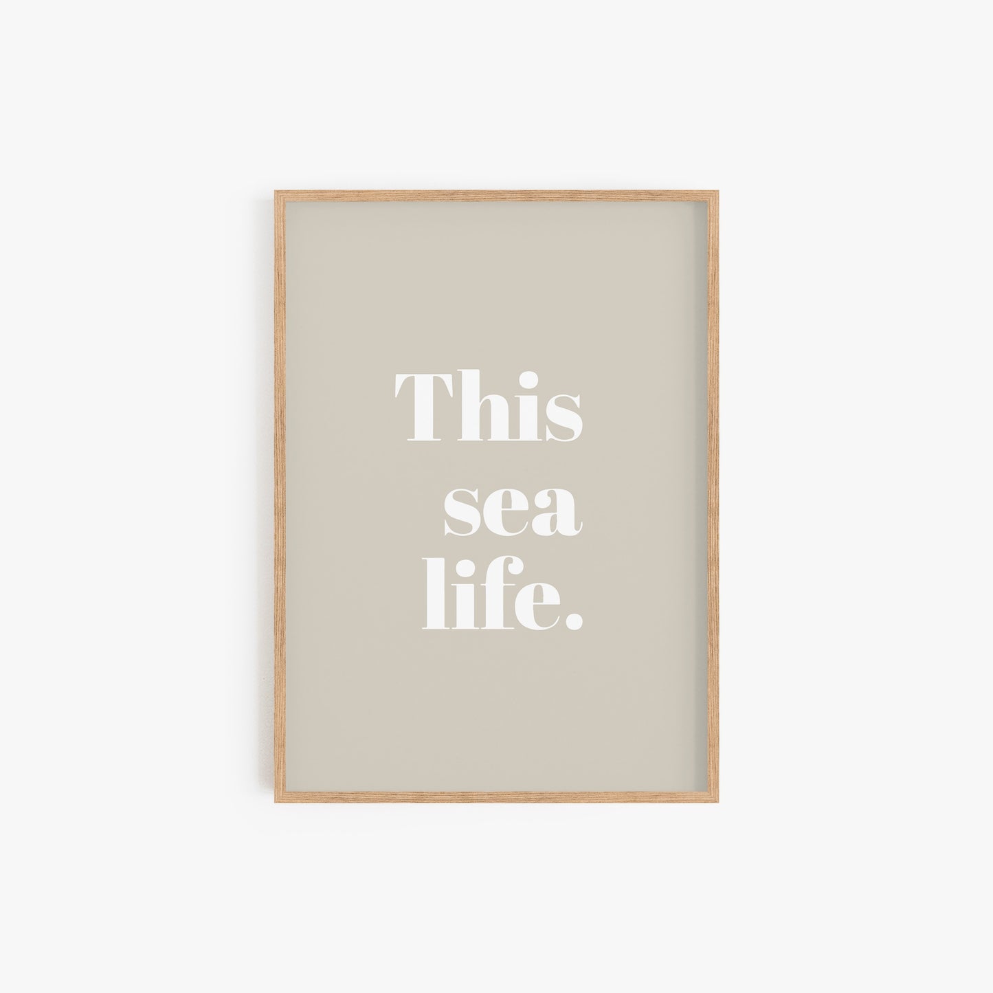 This Sea Life Tan