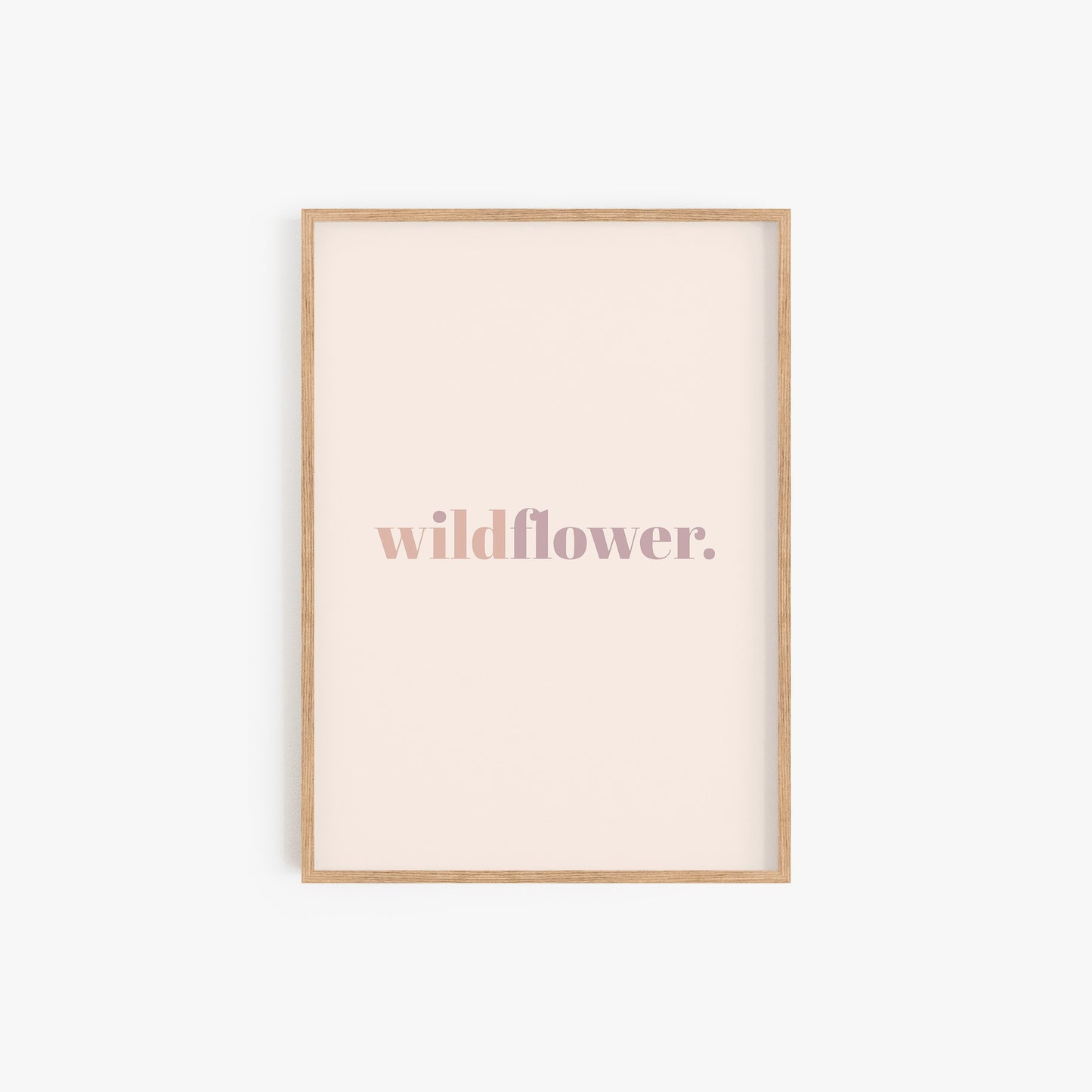 Wildflower Retro Print