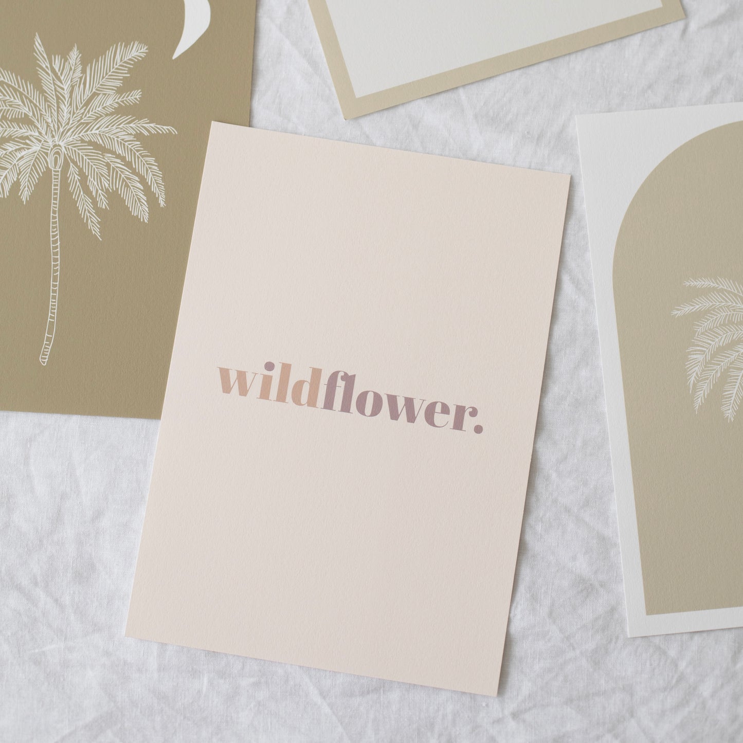 Wildflower Retro Print