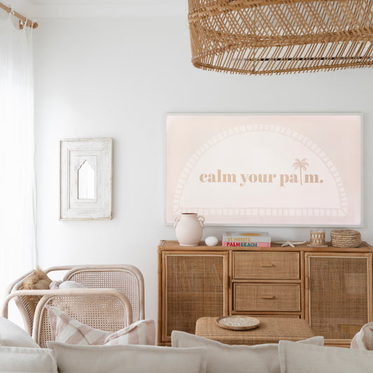 Calm your Palm TV Art