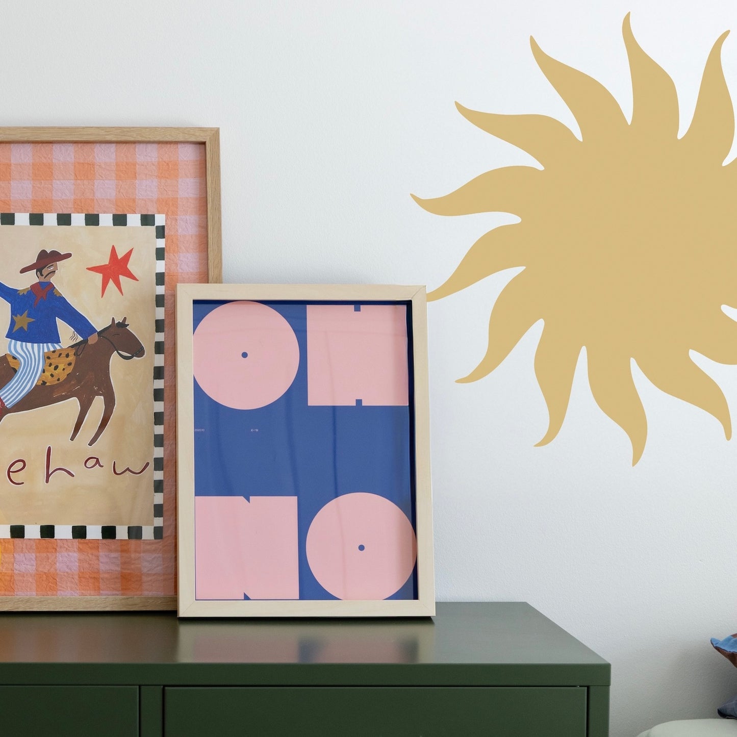 Sun Set Decals Mustard and Clay