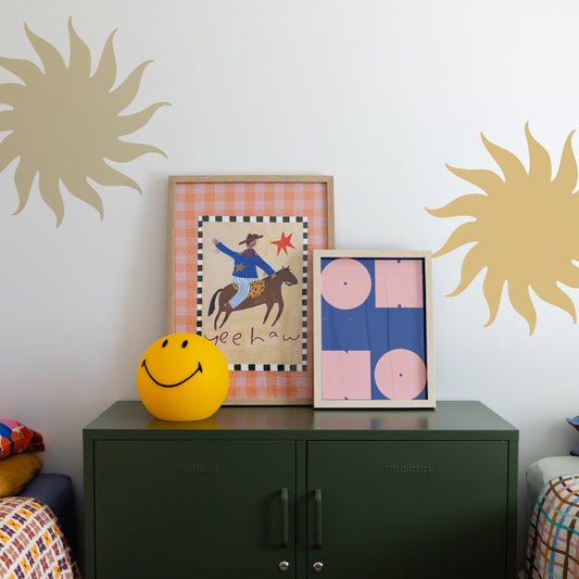 Sun Set Decals Mustard and Sand