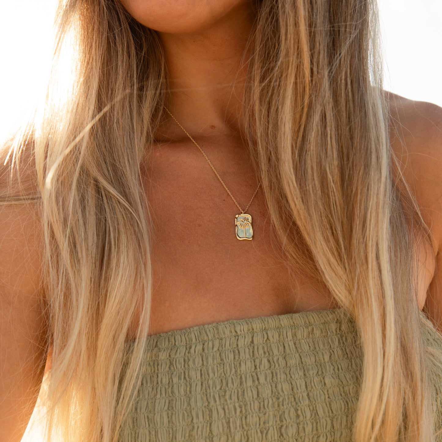 Calm Your Palm Necklace