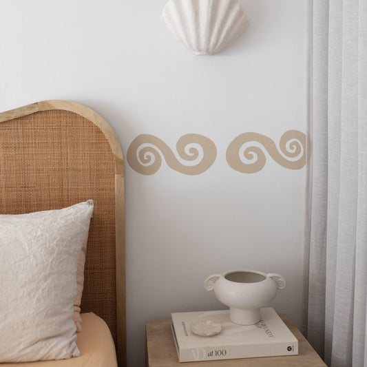 Casa Curves I Decals in Sand