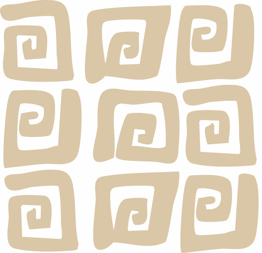 Casa Curves II Decals in Sand