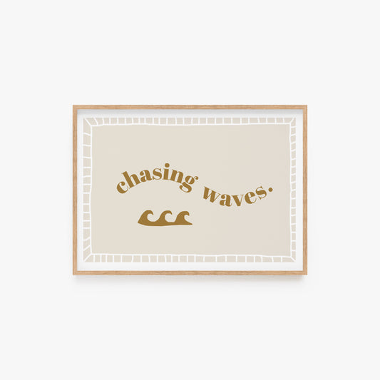 Chasing Waves Print
