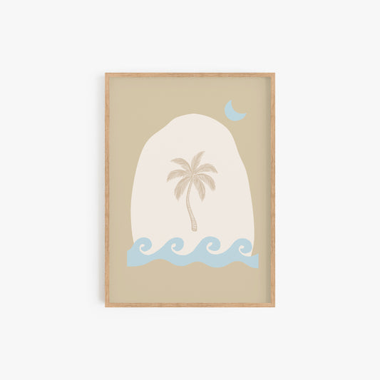 Dreams by the Sea Blue Print