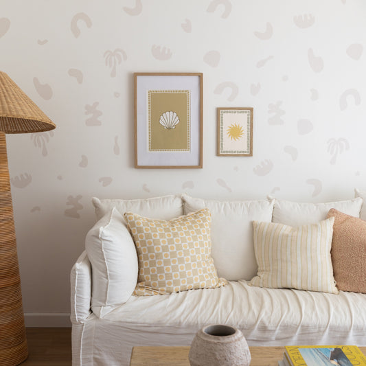 Mini Shapes Decals in Ivory