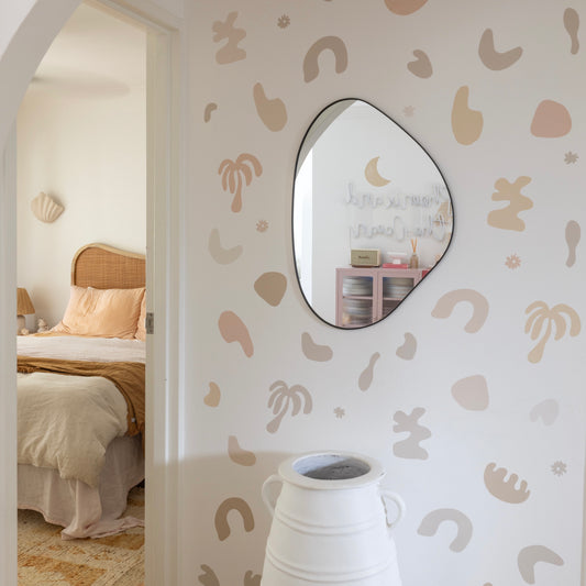 The Mini Shapes Decals in Pastel