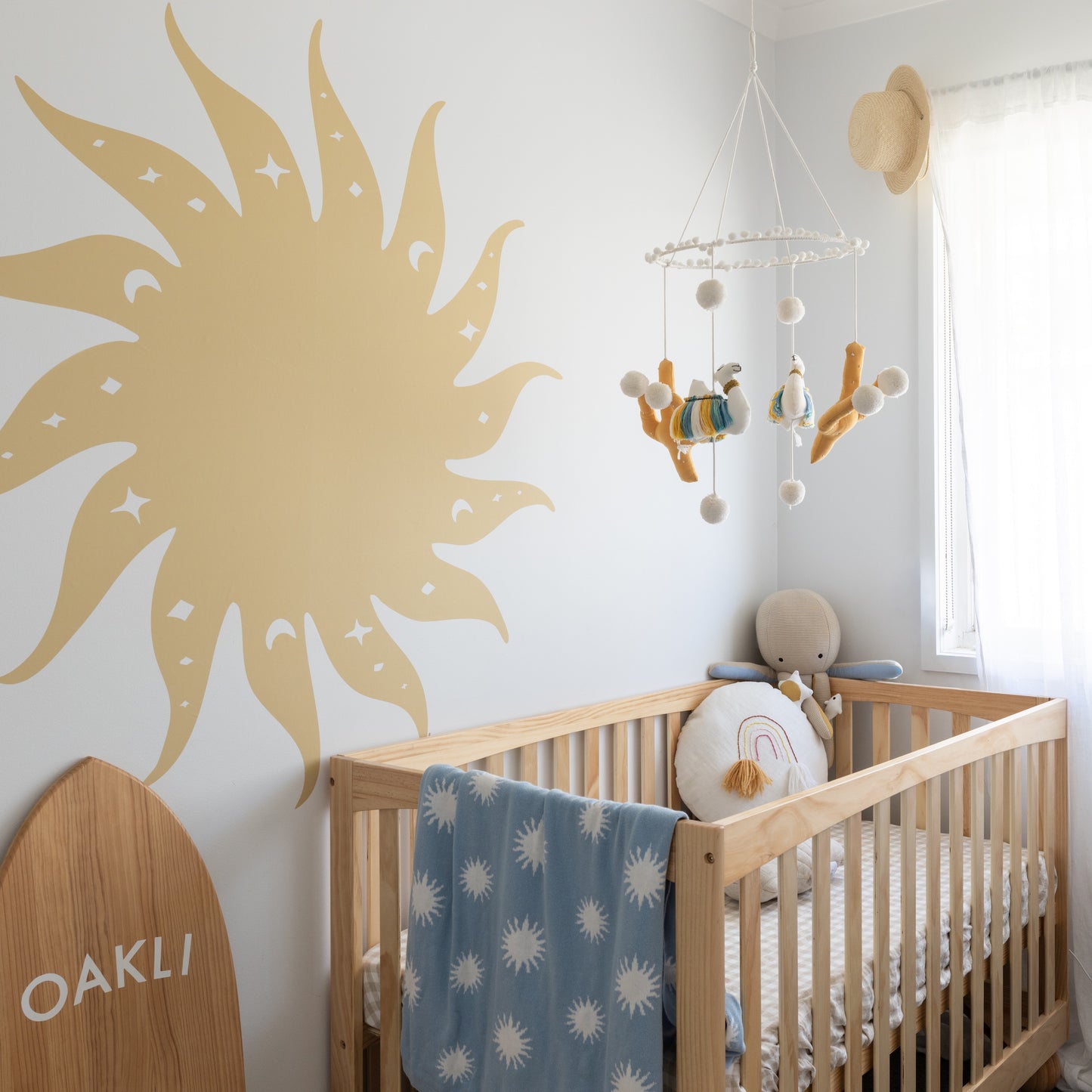 The Sol Decal in Mustard