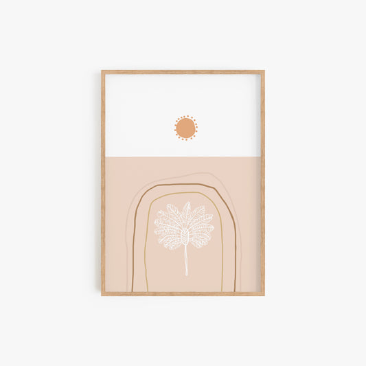Palms of the Sun Print