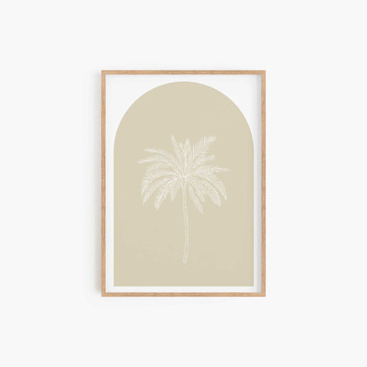 Paradise Palm Sand Print