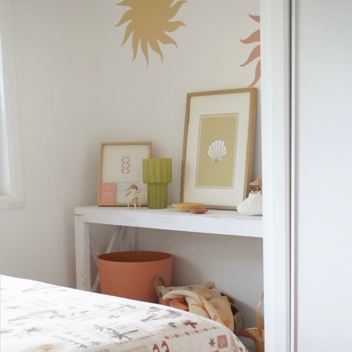 Sun Set Decals Mustard and Clay