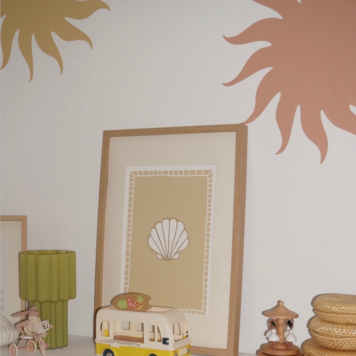 Sun Set Decals Mustard and Clay