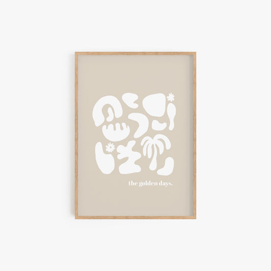 The Golden Days Print