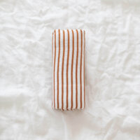 rust-stripe-swaddle-blanket