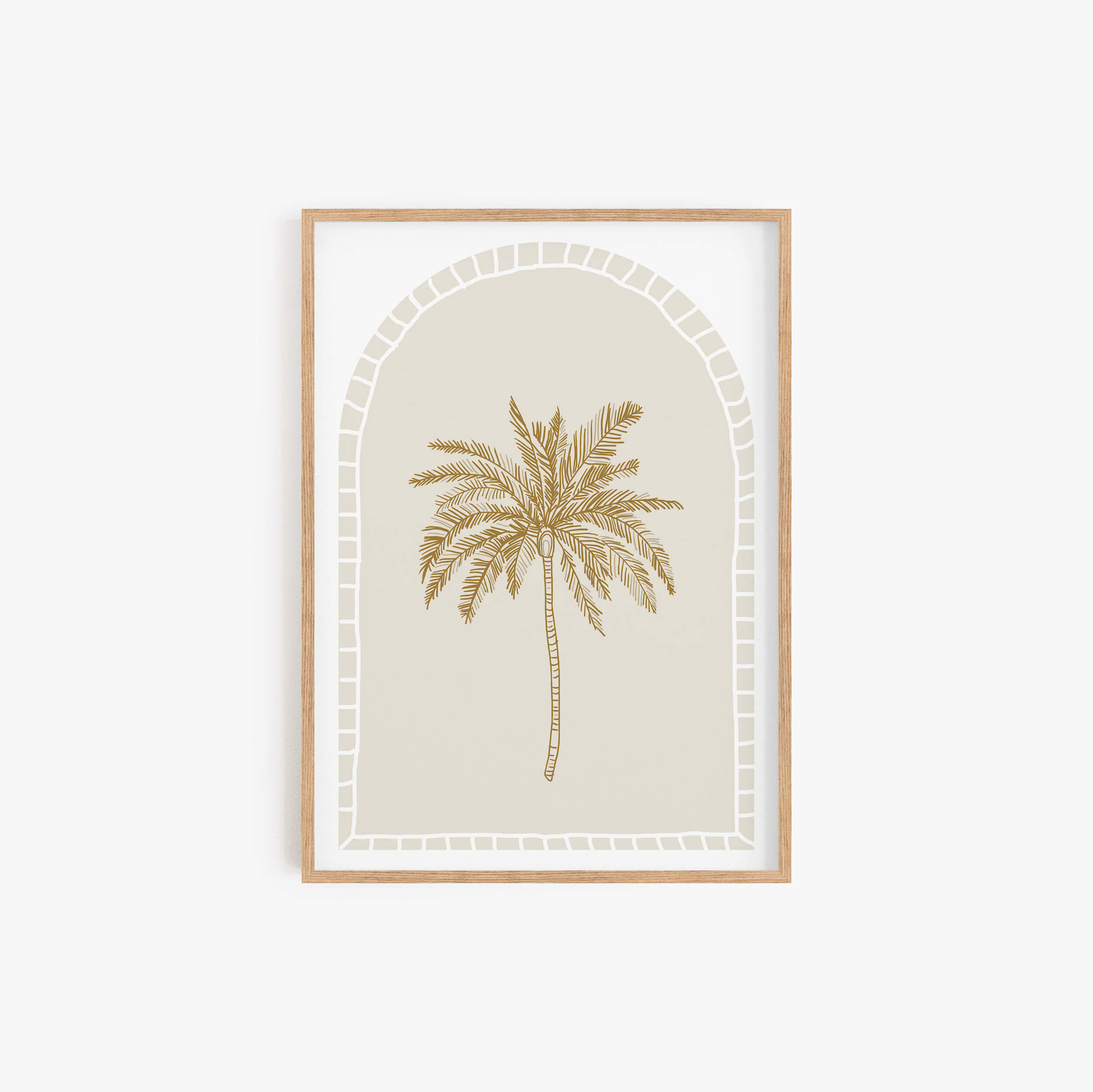 Bronze Palms Print