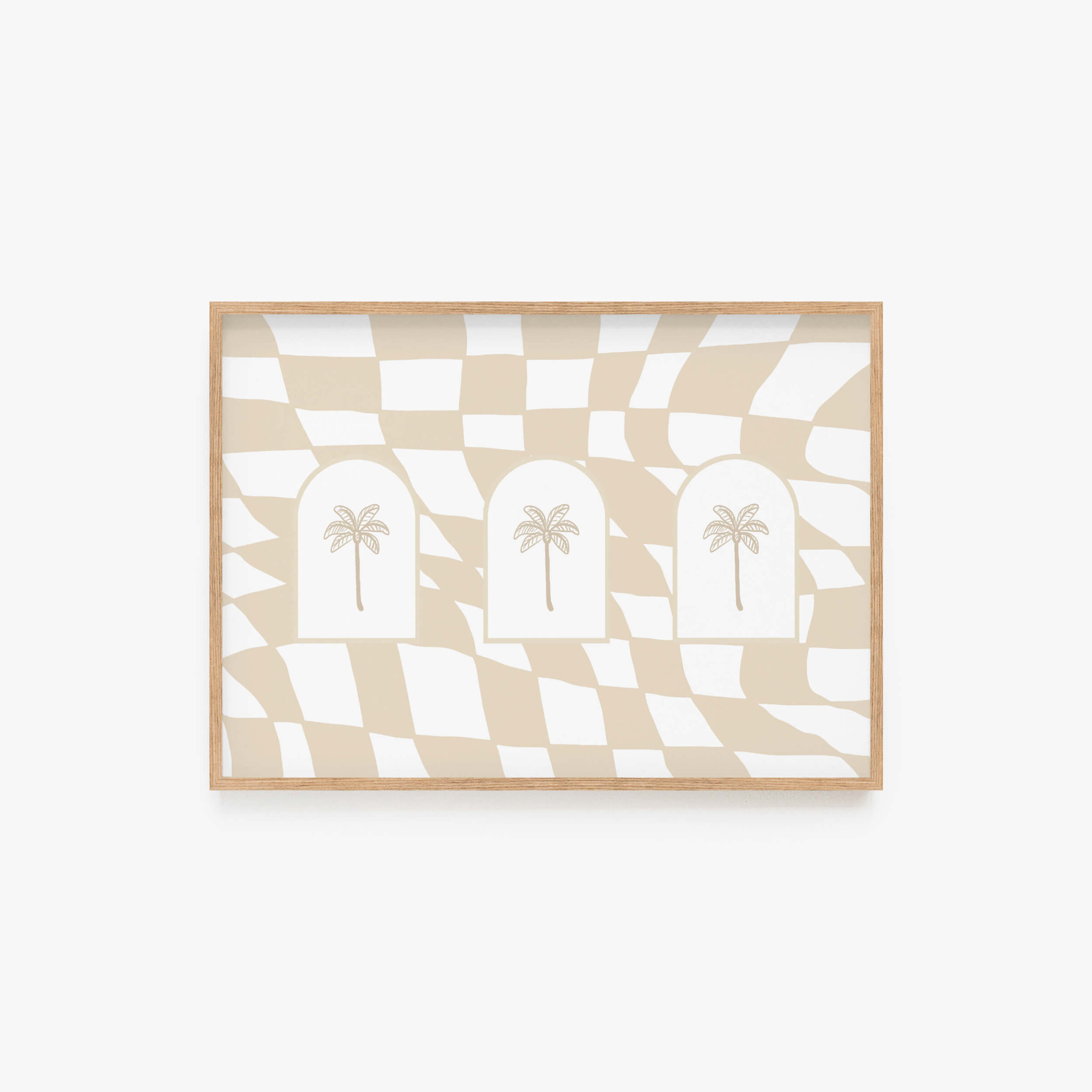 trio-checkered-palms-art-print